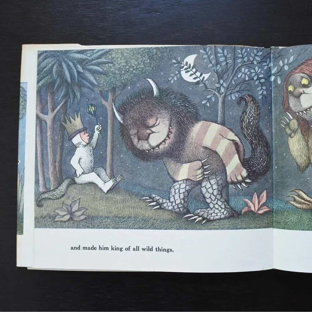 Vintage 1974 Hardcover Reprint Where The Wild Things Are by Maurice Sendak